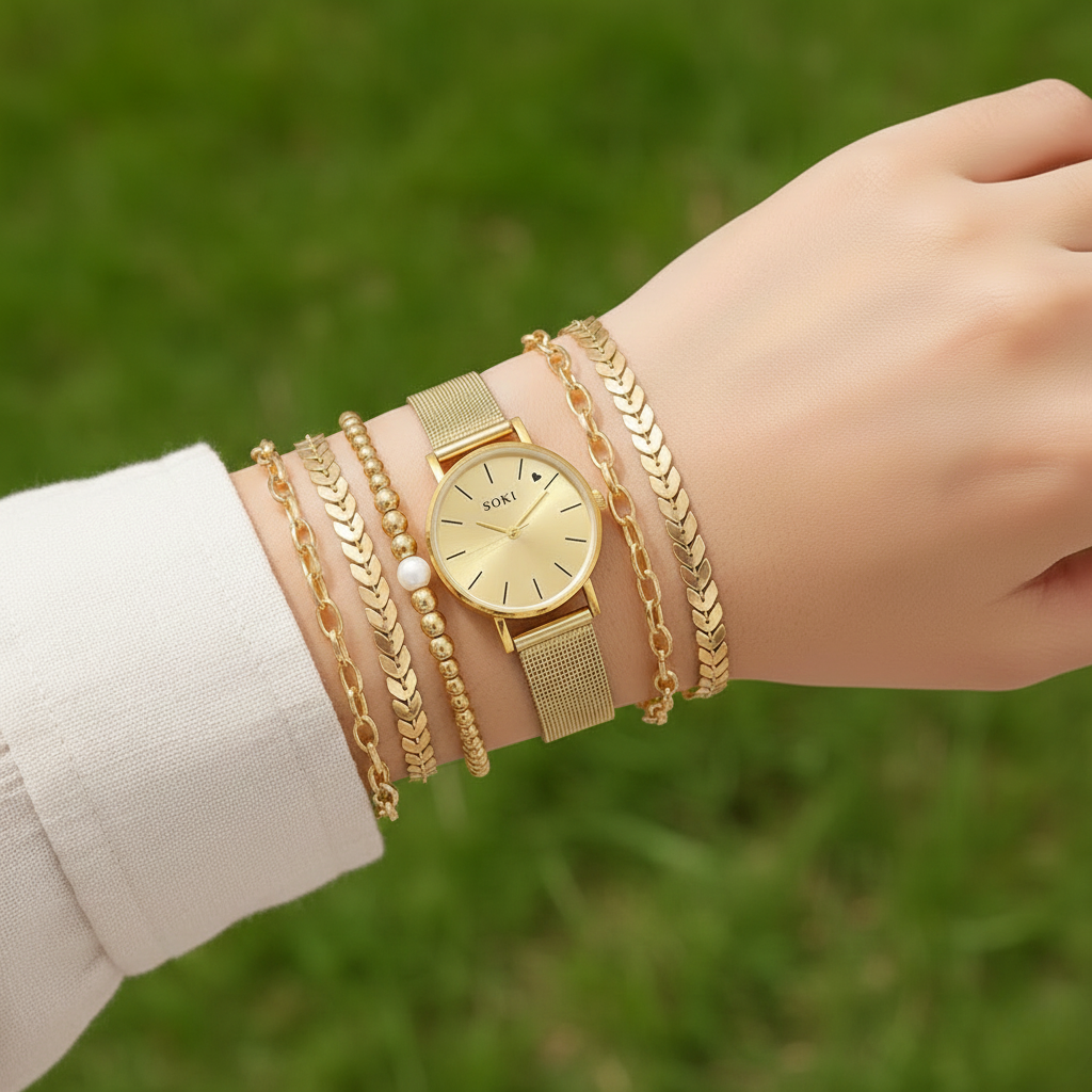 Reloj Minuit  – Set con Pulseras