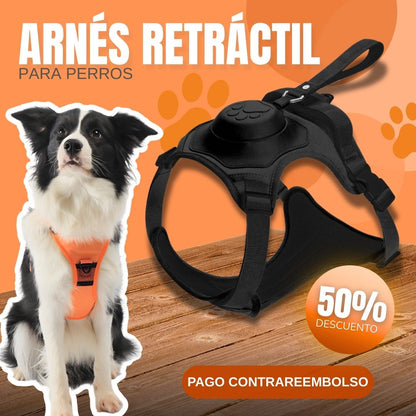 Arnés Retráctil para Perros - 2 en 1