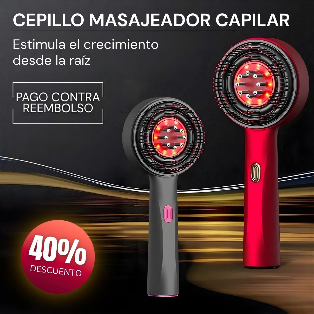 Cepillo Eléctrico Masajeador Capilar