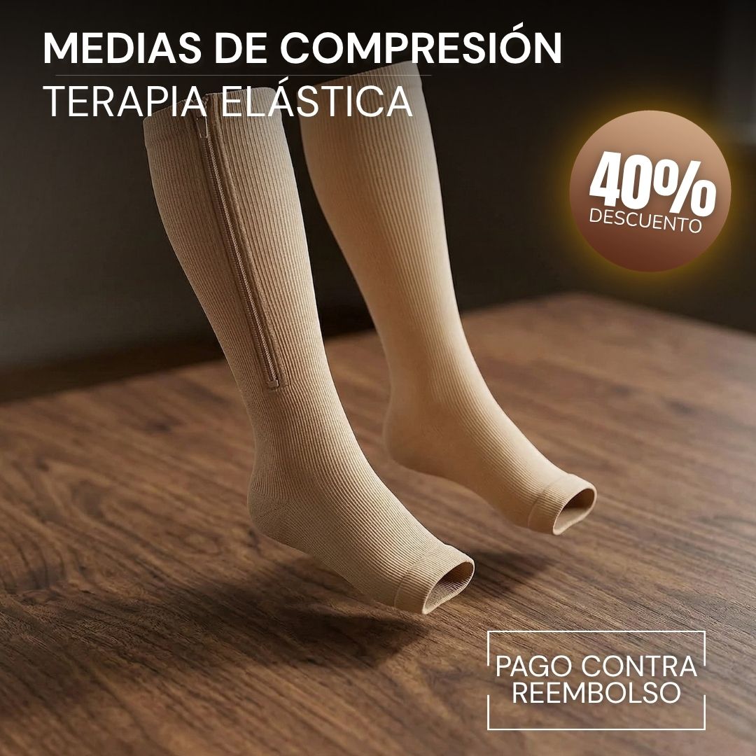 Medias de Compresión con Cremallera