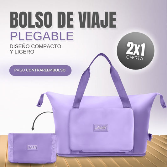Bolsa de Viaje Plegable LocoChollos OFERTA 2X1