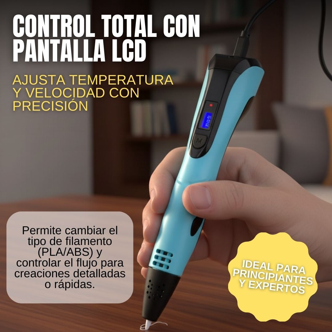 Bolígrafo de impresión 3D