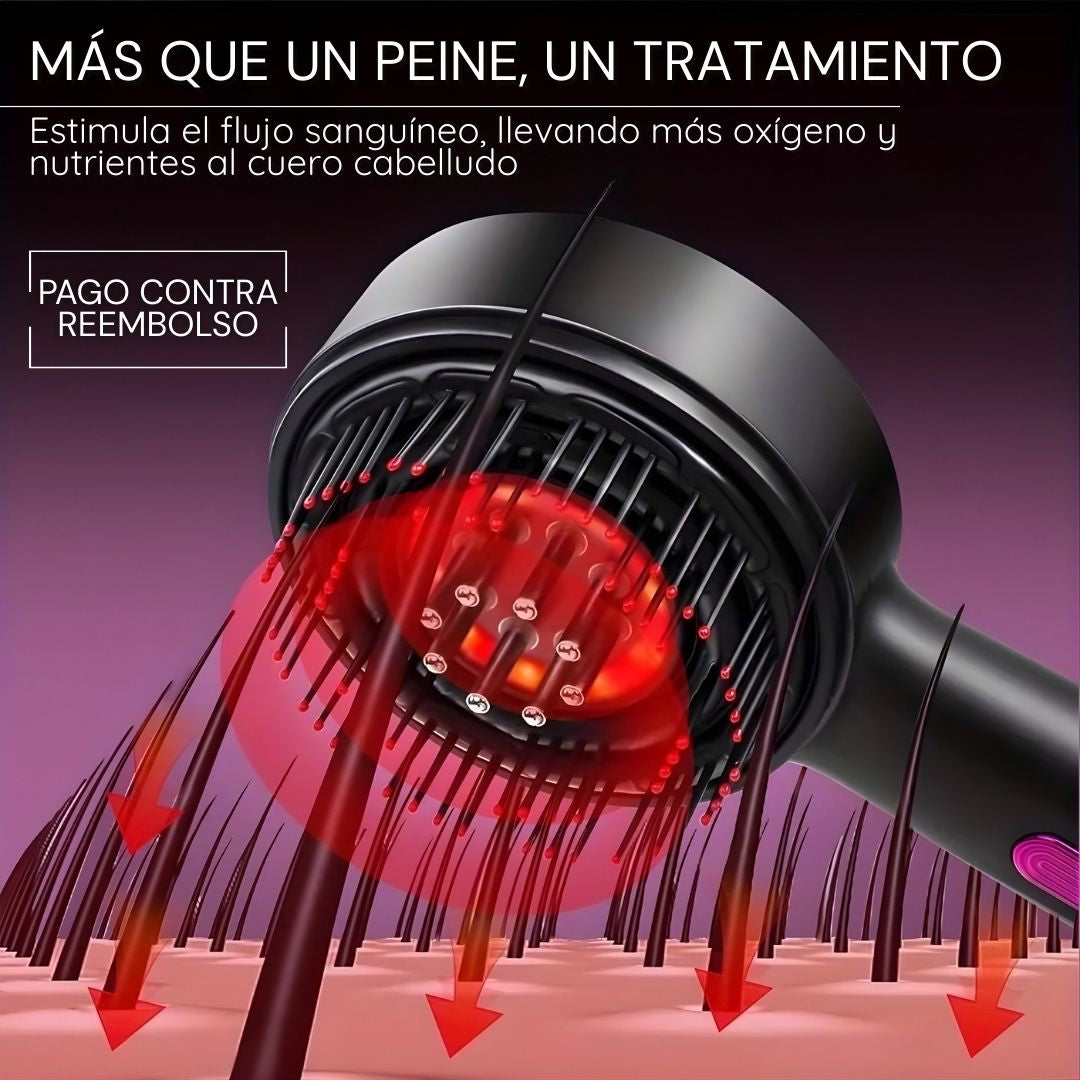 Cepillo Eléctrico Masajeador Capilar