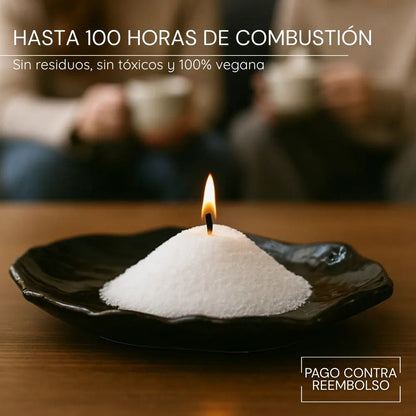 Velas Perladas - 500g + 50 Mechas Gratis