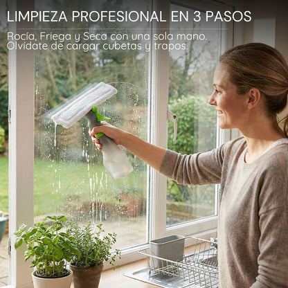 Limpiador de vidrios • 3 en 1