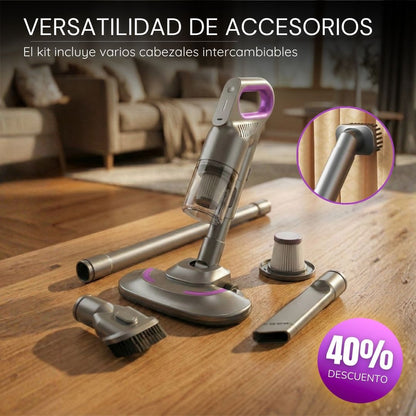 Aspiradora FlexStick Inalámbrica Anti-Ácaros 2 en 1
