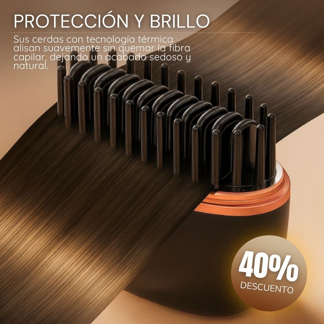 Cepillo Alisador Inalámbrico - BrushBlack