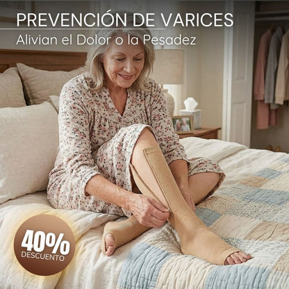 Medias de Compresión con Cremallera