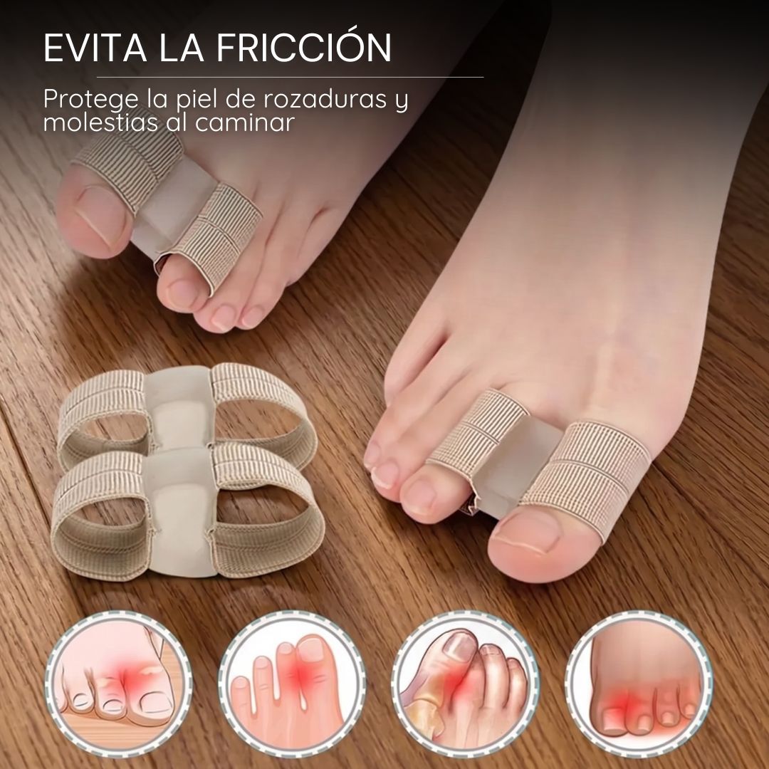 Separador de dedos de gel para juanetes