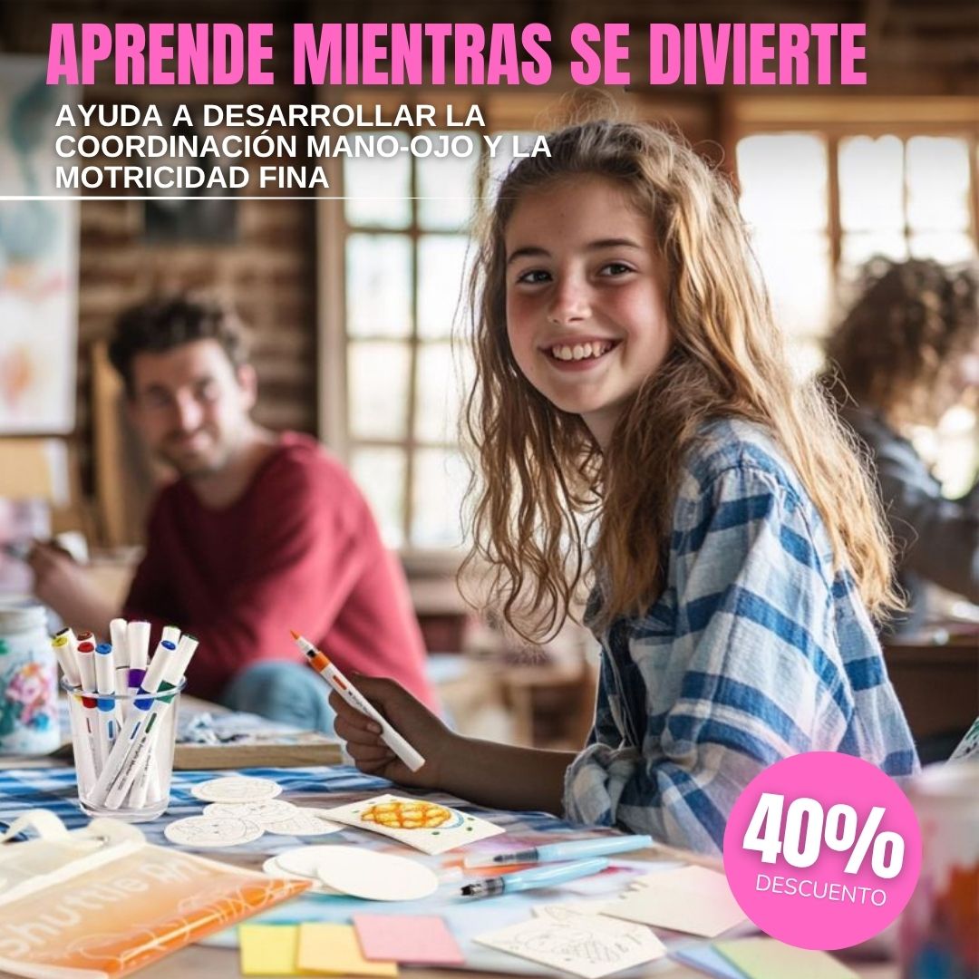 Kit de Arte con Papel Texturizado y Espuma