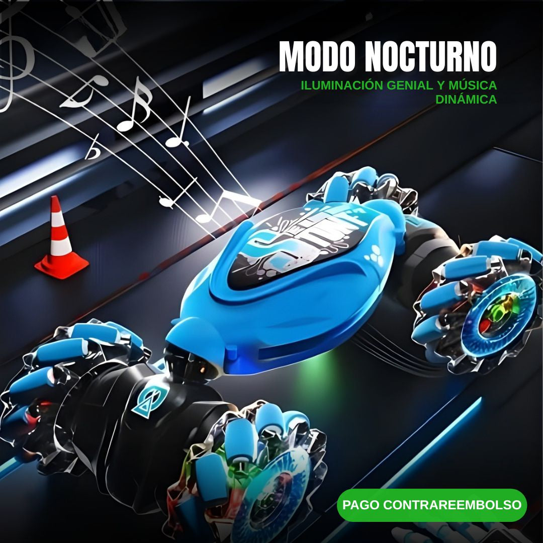 Coche Teledirigido Acrobático RC 2 en 1