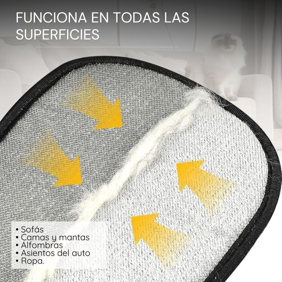 Guante Quita Pelos Electroestático 2 en 1 para Mascotas [OFERTA2X1]