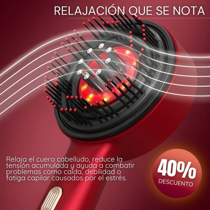 Cepillo Eléctrico Masajeador Capilar