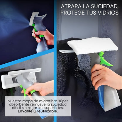 Limpiador de vidrios • 3 en 1