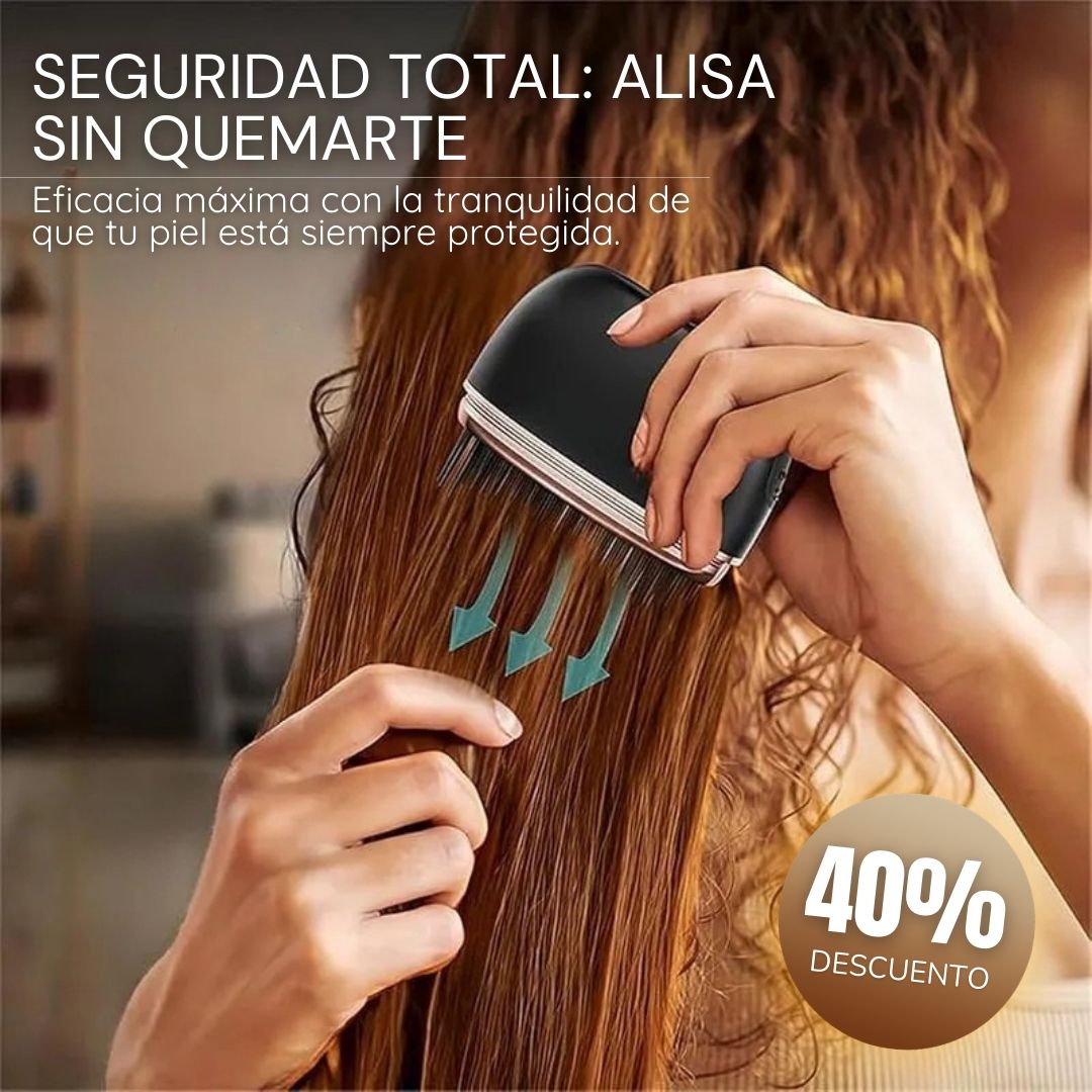 Cepillo Alisador Inalámbrico - BrushBlack