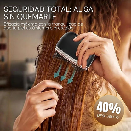 Cepillo Alisador Inalámbrico - BrushBlack