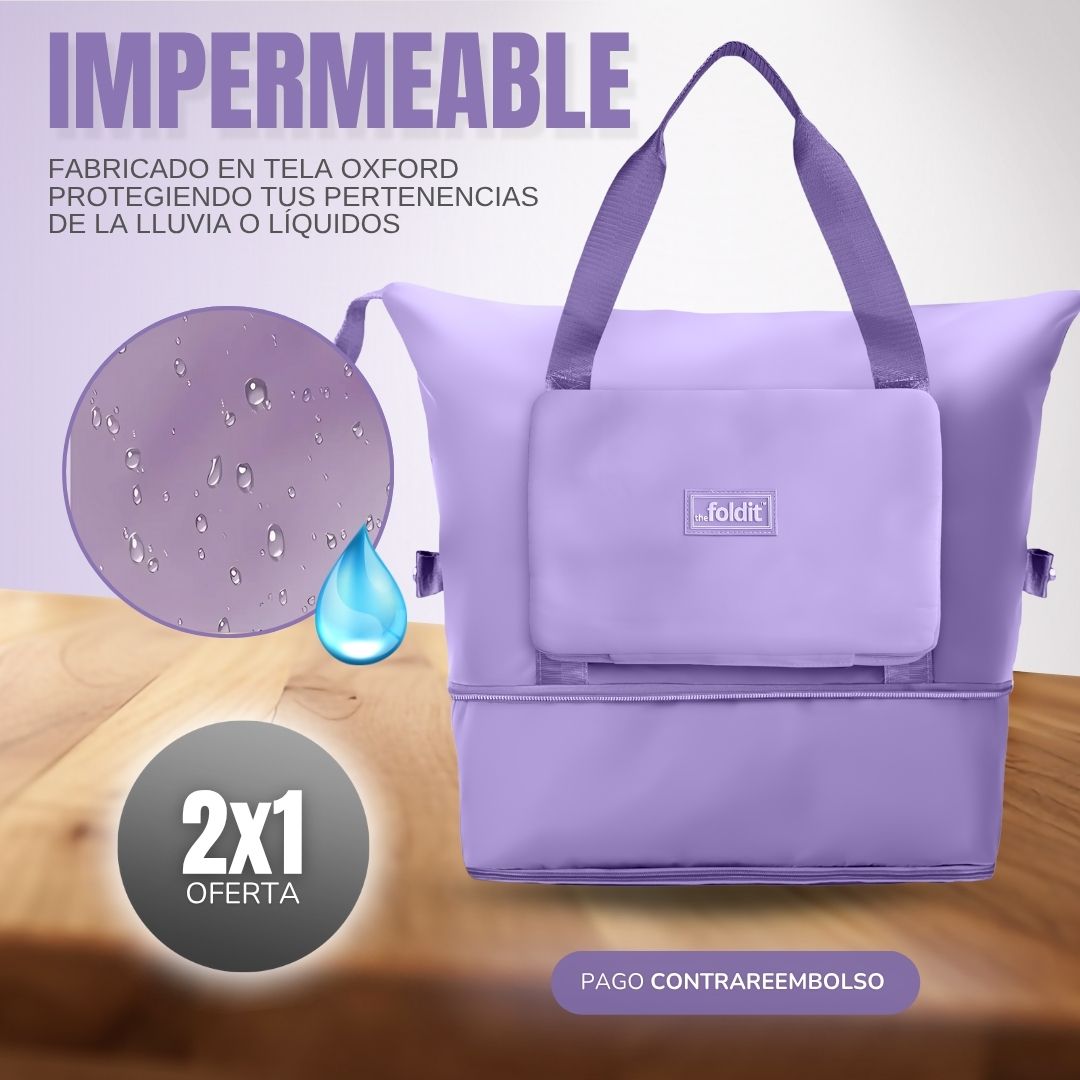 Bolsa de Viaje Plegable LocoChollos [OFERTA 2X1]