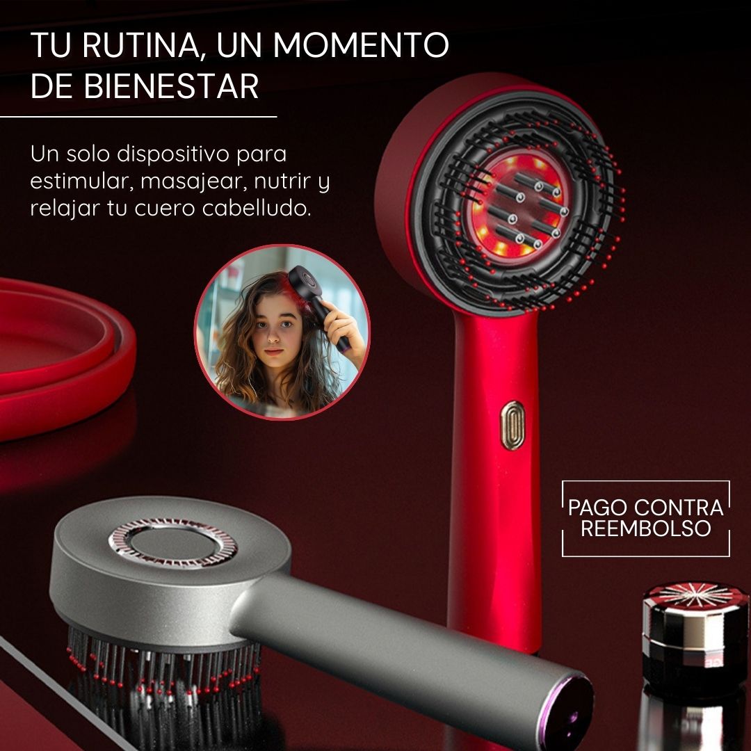 Cepillo Eléctrico Masajeador Capilar