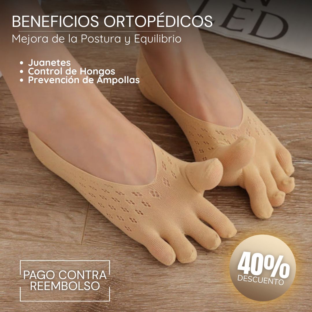Calcetines Ortopédicos con Separación de Dedos
