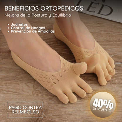 Calcetines Ortopédicos con Separación de Dedos