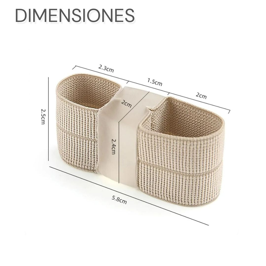Separador de dedos de gel para juanetes