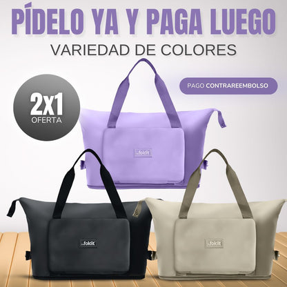 Bolsa de Viaje Plegable LocoChollos [OFERTA 2X1]