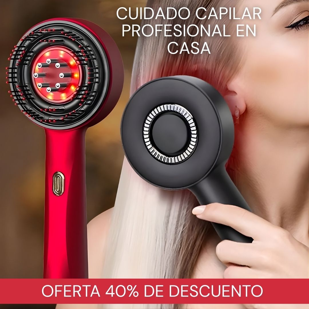 Cepillo Eléctrico Masajeador Capilar