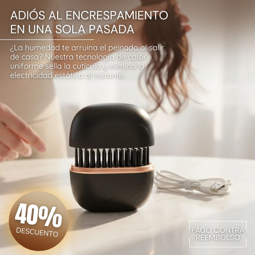 Cepillo Alisador Inalámbrico - BrushBlack