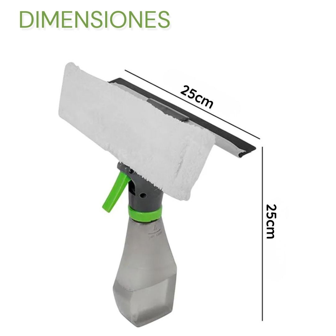 Limpiador de vidrios • 3 en 1