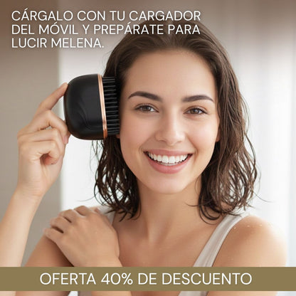 Cepillo Alisador Inalámbrico - BrushBlack