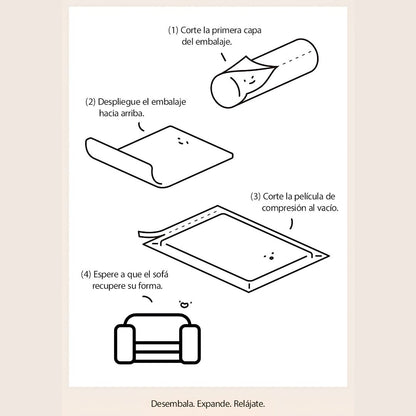 Sillón Teddy: Confort Modular Nivel Nube