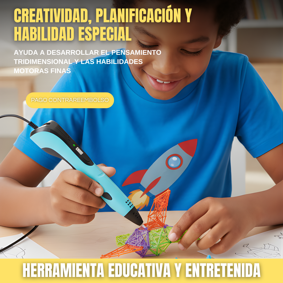 Bolígrafo de impresión 3D