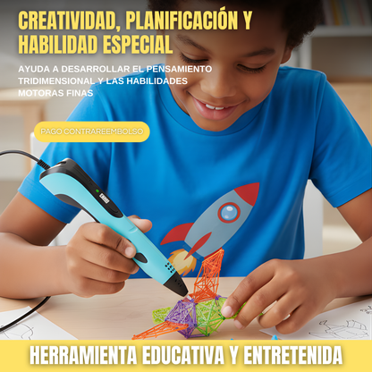 Bolígrafo de impresión 3D